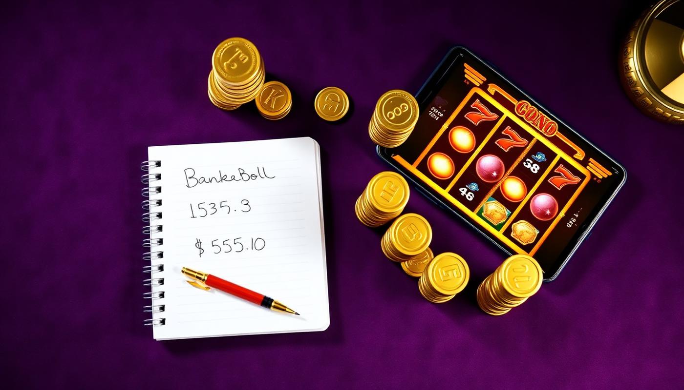 Bankroll management for Dragon Link slots — gold coins, notebook and mobile slot at IQ777